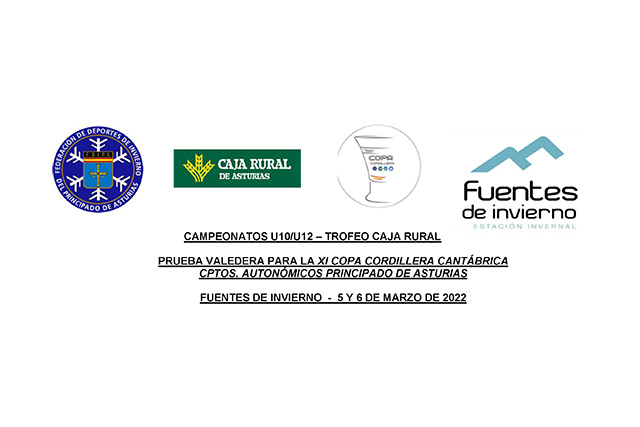 Campeonatos U10/U12. Trofeo Caja Rural. Prueba para Copa Cordillera Cantábrica Cptos. Autonómicos Principado de Asturias