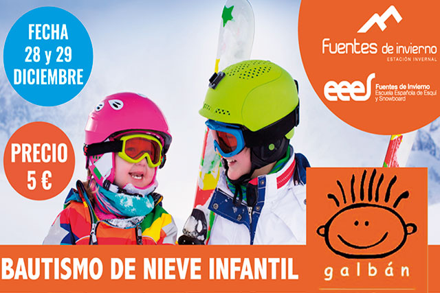 Bautismo de Nieve infantil solidario con Galbán