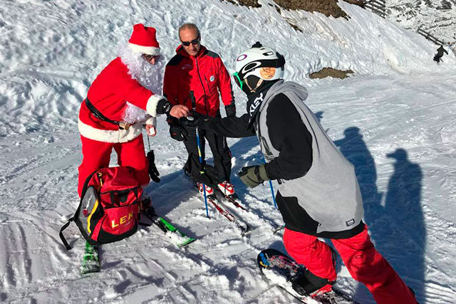 Papá Noel en Fuentes